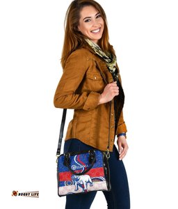 Western Shoulder Handbag Bulldogs Unique Indigenous