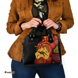 Personalised Australia Indigenous Shoulder Handbag We Are All Australian Vote NO To The Voice