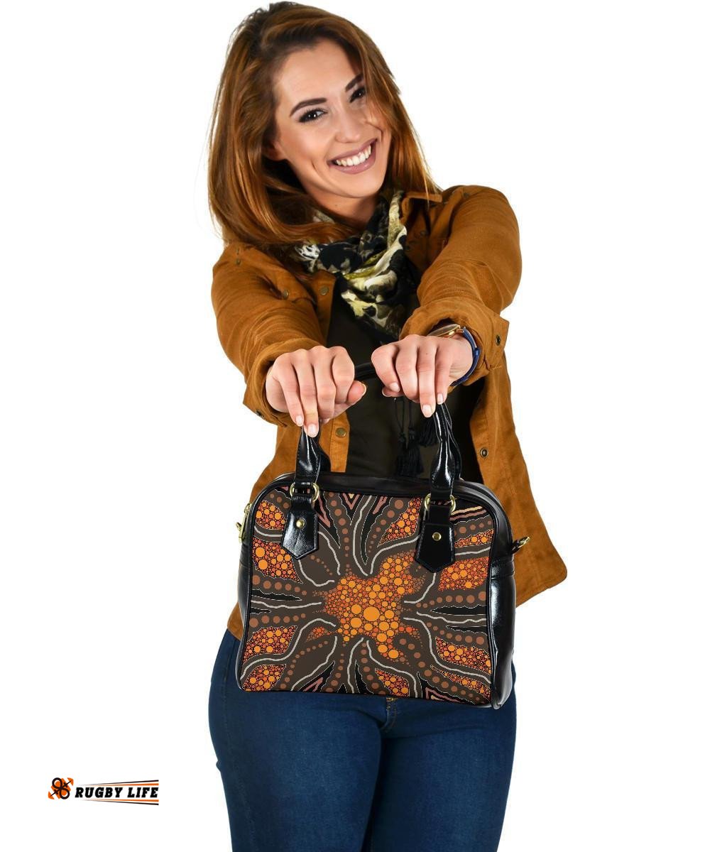 Shoulder Handbag - Indigenous Patterns Ver07