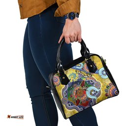 Personalised Eels NAIDOC Week 2024 Shoulder Handbag Australia Aboriginal Dot Painting DT02