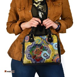 Personalised Eels NAIDOC Week 2024 Shoulder Handbag Australia Aboriginal Dot Painting DT02