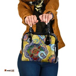 Personalised Eels NAIDOC Week 2024 Shoulder Handbag Australia Aboriginal Dot Painting DT02