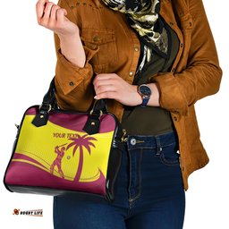 Custom West Indies Cricket Shoulder Handbag 2024 World Cup Go Windies