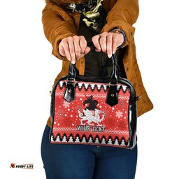 Custom Dragons Rugby Shoulder Handbag Chirstmas Vibe 2023