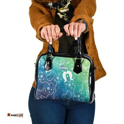 Australia Aboriginal Style Shoulder Handbag World Ocean Day