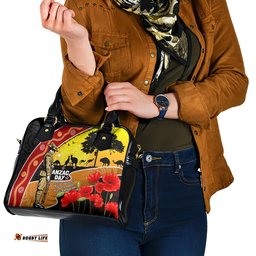 New Zealand And Australia ANZAC Day Shoulder Handbag Aboriginal Maori Starring Night Style