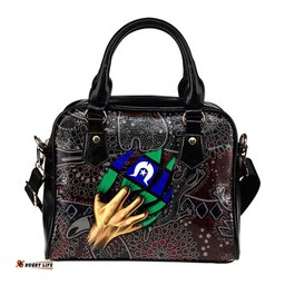 Aboriginal Shoulder Handbag - Torres Strait Blood In Me