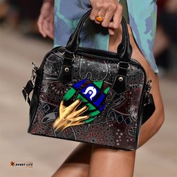 Aboriginal Shoulder Handbag - Torres Strait Blood In Me