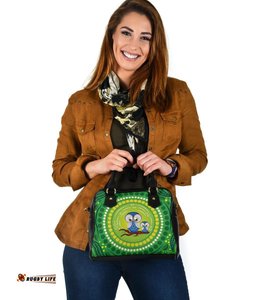Shoulder Handbag - Indigenous Owl