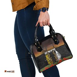 New Zealand and Australia ANZAC Day Shoulder Handbag Soldier and Last Post Camouflage Pattern