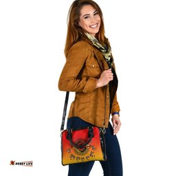 Aboriginal Shoulder Handbag - Circle Pattern