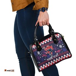 Custom Melbourne Demons Football Shoulder Handbag Narrm Christmas Vibe 2023