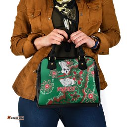 Personalised Rabbitohs NAIDOC Week 2024 Shoulder Handbag Aboriginal Fire Burning Sparks