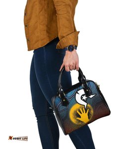 Aboriginal Shoulder Handbag - Aboriginal and Torres Strait Islanders Flag