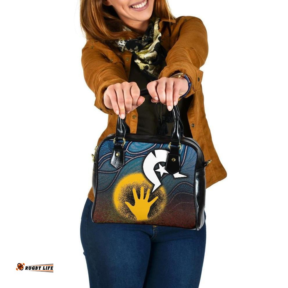 Aboriginal Shoulder Handbag - Aboriginal and Torres Strait Islanders Flag