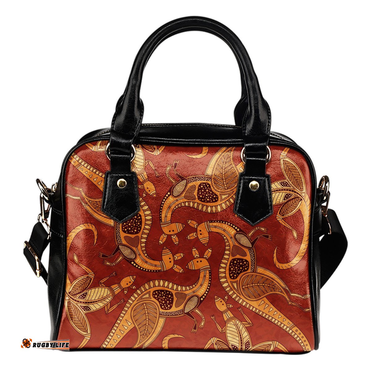 Shoulder Handbags - Kangaroo Handbags Aboriginal Patterns