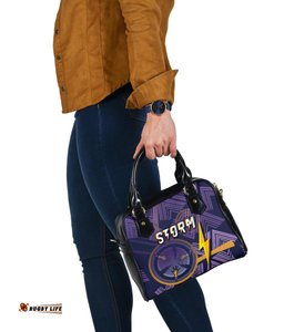 Melbourne Storm Shoulder Handbag Simple Indigenous - Purple