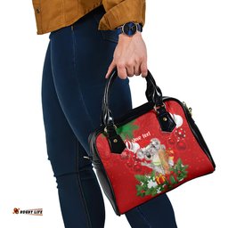 Personalised Koala Lover Shoulder Handbag Australia Koalaty Merry Christmas Aboriginal