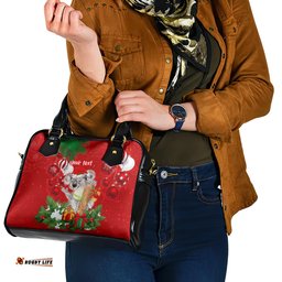 Personalised Koala Lover Shoulder Handbag Australia Koalaty Merry Christmas Aboriginal