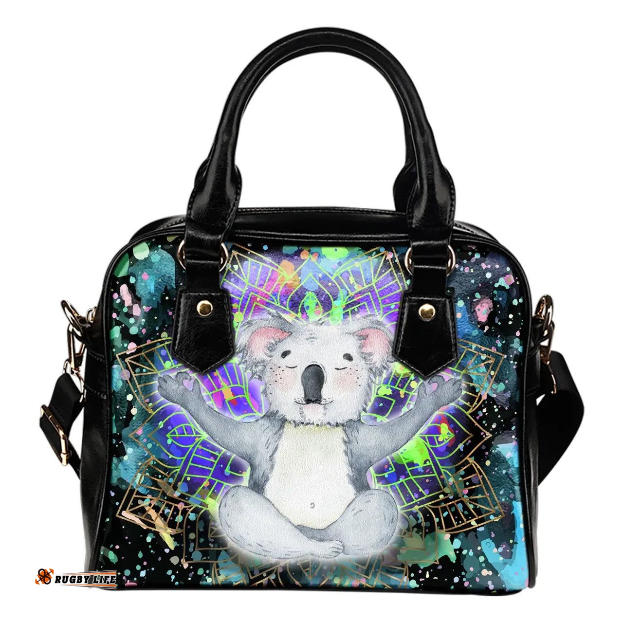 Australia Koala Bed Meditating Mysterial Sets Ver01 Shoulder Handbag