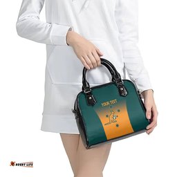 Custom Wallaroos Womens Rugby Shoulder Handbag Sporty Style