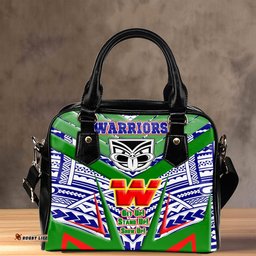 Vibe Hoodie Shoulder Handbag - New Zealand Warriors Naidoc 2022 Sporty Style Shoulder Handbag