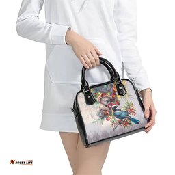 Koala and Tui Bird Christmas in July Shoulder Handbag