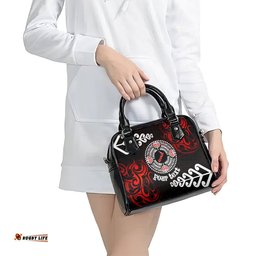 New Zealand Waitangi Day Personalised Shoulder Handbag Aotearoa Te Ra O Waitangi With Maori Tattoo