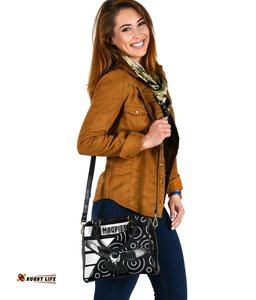 Western Suburbs Magpies Shoulder Handbag Simple Indigenous
