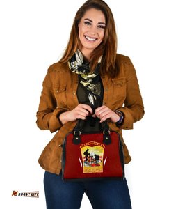 Anzac Shoulder Handbag - Lest We Forget Aboriginal Version