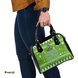 Raiders Rugby Shoulder Handbag The Mighty Green Machine 2023 Christmas Vibe