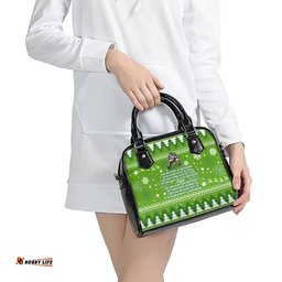 Raiders Rugby Shoulder Handbag The Mighty Green Machine 2023 Christmas Vibe