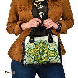 Custom Australia Cricket Shoulder Handbag Boxing Day 2023 Test Indigenous Art