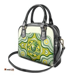 Custom Australia Cricket Shoulder Handbag Boxing Day 2023 Test Indigenous Art