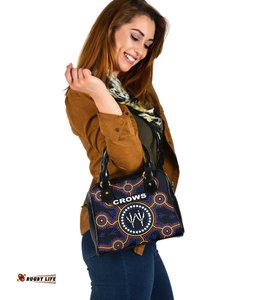 Adelaide Shoulder Handbag Indigenous Crows Footprint