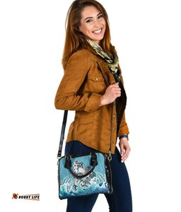 Maori Manaia The Blue Sea Shoulder Handbag
