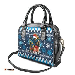 Custom Titans Rugby Shoulder Handbag Chirstmas Vibe 2023