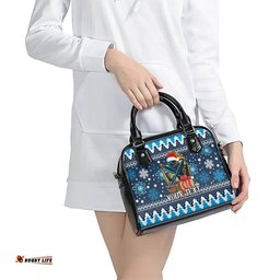 Custom Titans Rugby Shoulder Handbag Chirstmas Vibe 2023