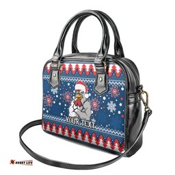 Custom Roosters Rugby Shoulder Handbag Chirstmas Vibe 2023