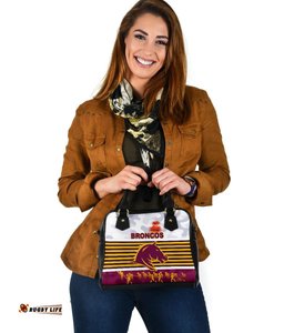 Brisbane Broncos Shoulder Handbag Anzac Day Simple Style - White