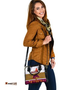 Brisbane Broncos Shoulder Handbag Anzac Day Simple Style - White