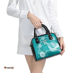 Custom Brisbane Cricket Indigenous Shoulder Handbag Feel The Heat