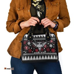 Custom Bombers Football Shoulder Handbag Christmas Vibe 2023