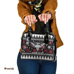 Custom Bombers Football Shoulder Handbag Christmas Vibe 2023