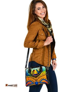 Aboriginal Shoulder Handbag, Australia Kangaroo Naidoc Week 2021