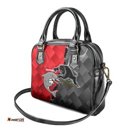 Panthers And Dolphins Shoulder Handbag Sporty Version