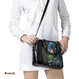 New Zealand Christmas Shoulder Handbag Cute Kakapo Meri Kirihimete Maori Koru