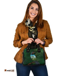Huia Bird New Zealand Shoulder Handbag