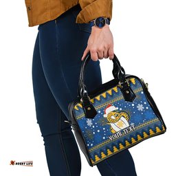 Custom Eels Rugby Shoulder Handbag Chirstmas Vibe 2023