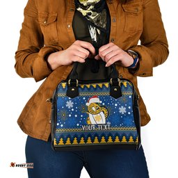 Custom Eels Rugby Shoulder Handbag Chirstmas Vibe 2023